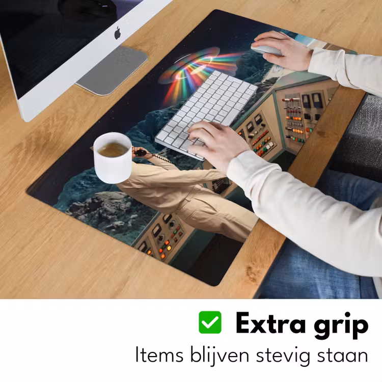 Bureau onderlegger - Man - Controlekamer - Strand — 6