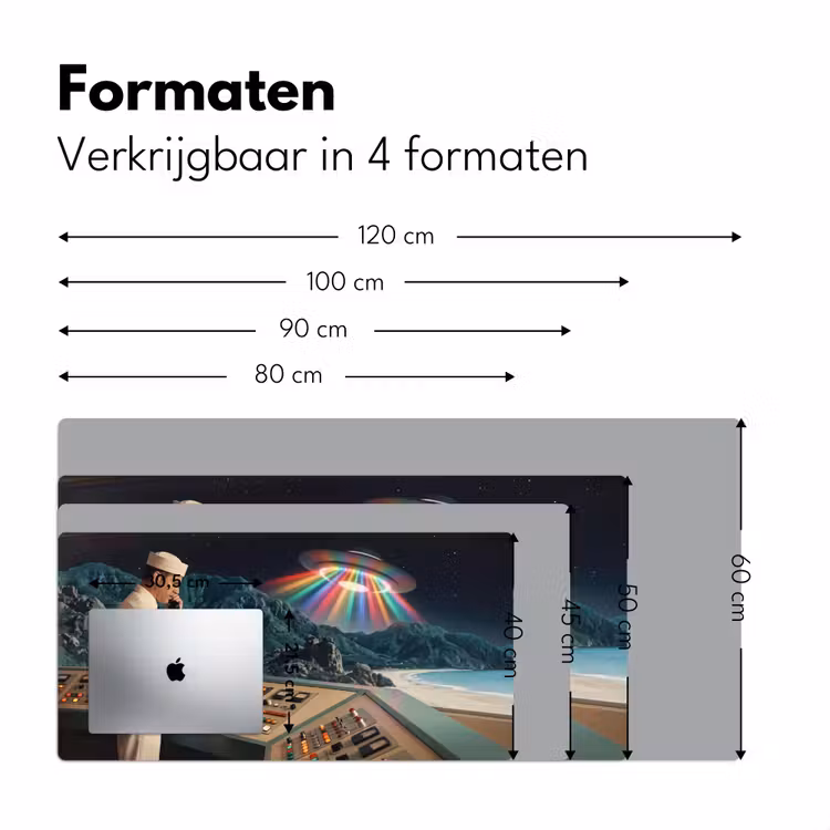 Bureau onderlegger - Man - Controlekamer - Strand — 8