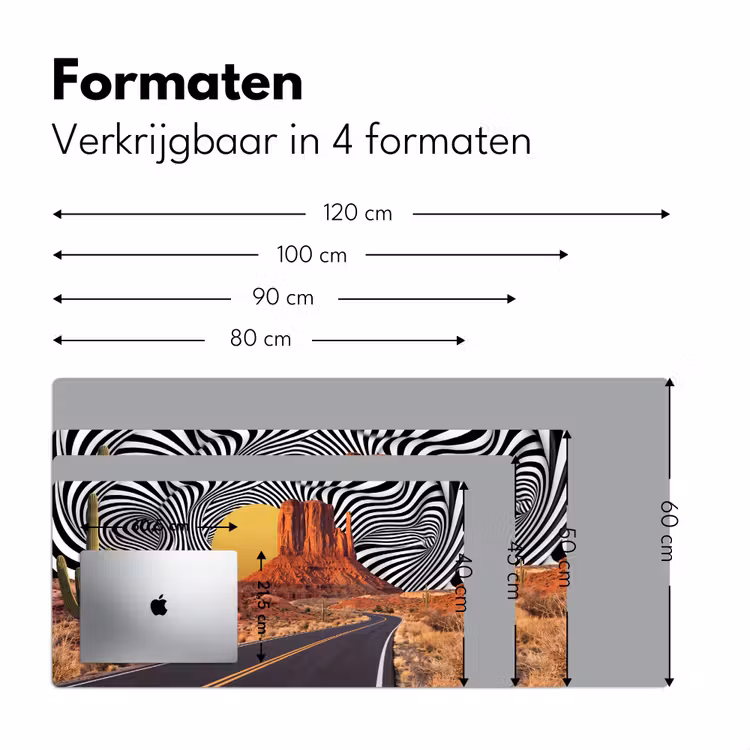 Bureau onderlegger - Paard - Woestijn - Natuur — 8