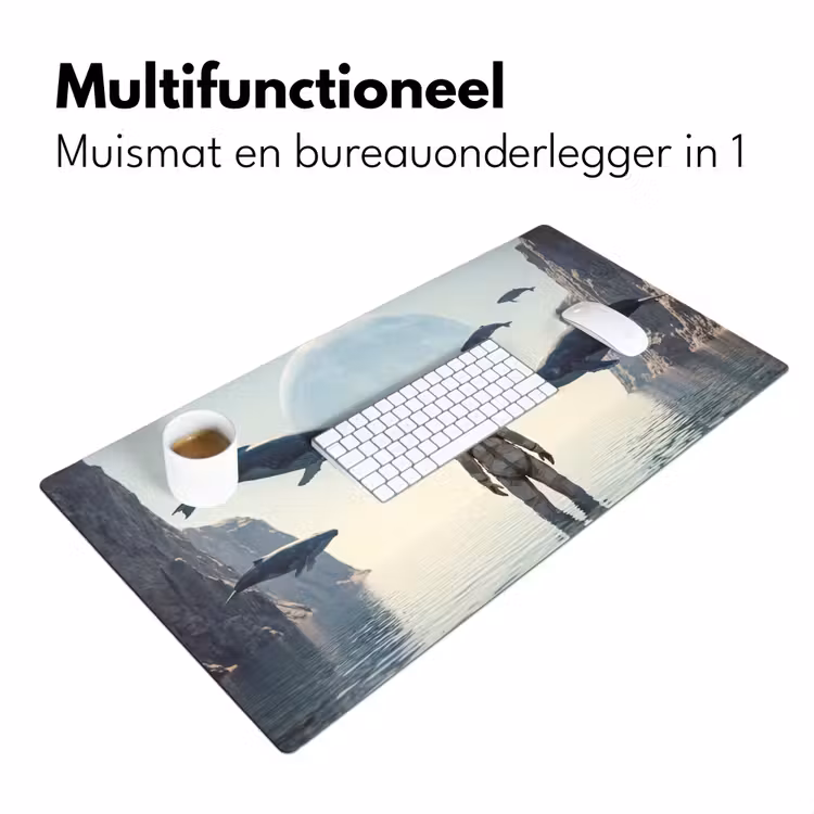 Bureau onderlegger - Ruimtevaarder - Walvis - Fantasie — 7