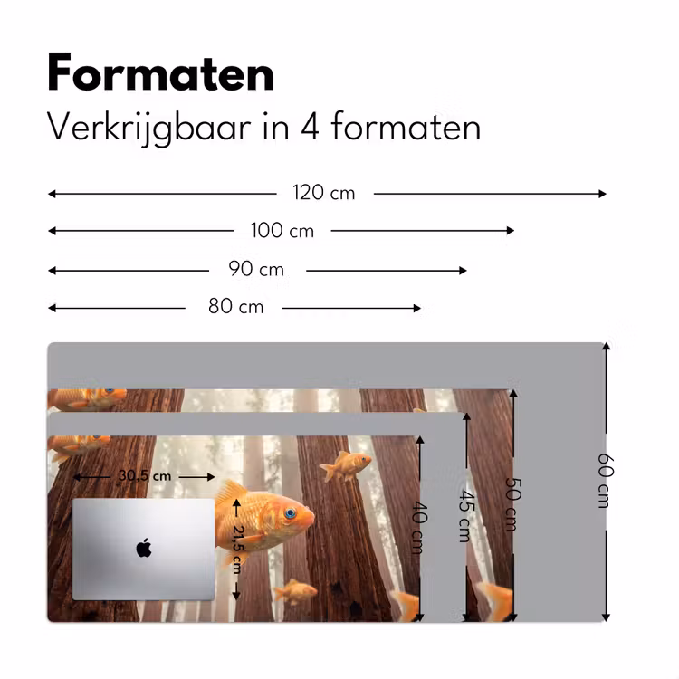 Bureau onderlegger - Vis - Bos - Fantasie — 8