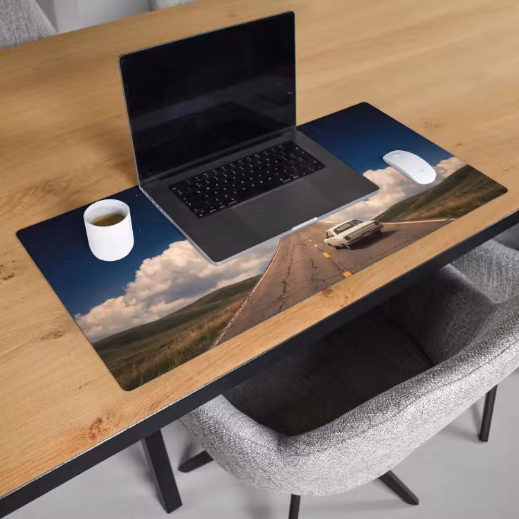 Bureau onderlegger - Weg - Maan - Nacht — 3