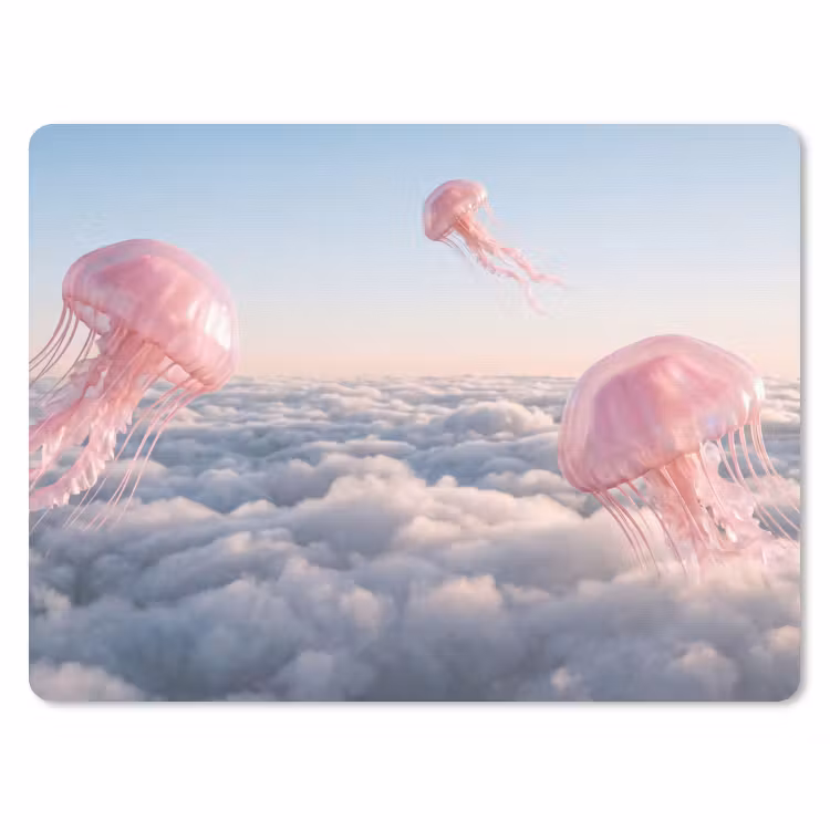 Muismat - Roze dier - Wolken — 1