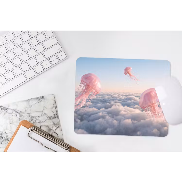 Muismat - Roze dier - Wolken — 2