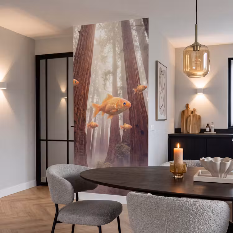 Behang - Vis - Bos - Fantasie — 5