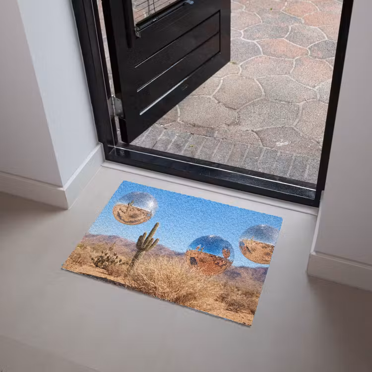 Deurmat - Woestijn - Spiegelbal - Kunst — 4