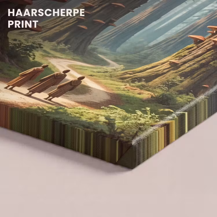 Canvas schilderij - Bos - Bomen - Natuur — 4