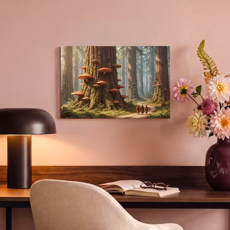 Canvas schilderij - Bos - Bomen - Natuur — 5