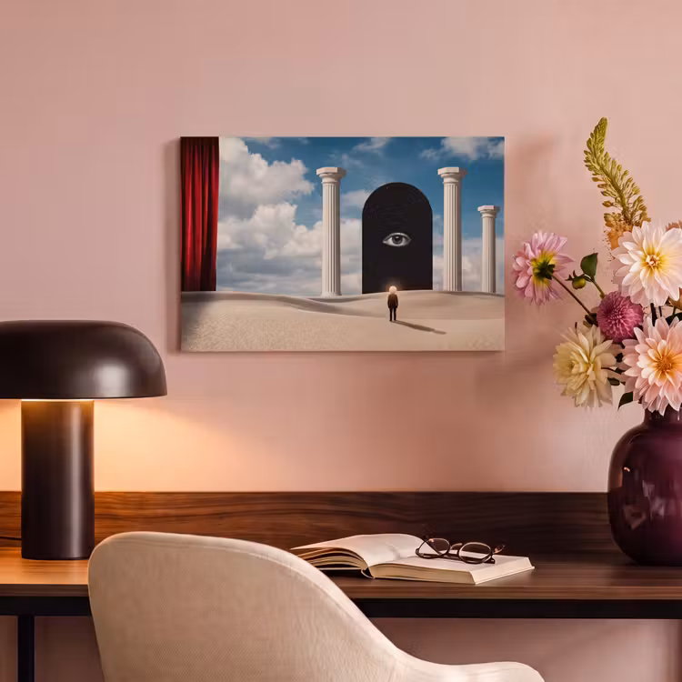 Canvas schilderij - Droom - Woestijn - Oog — 5