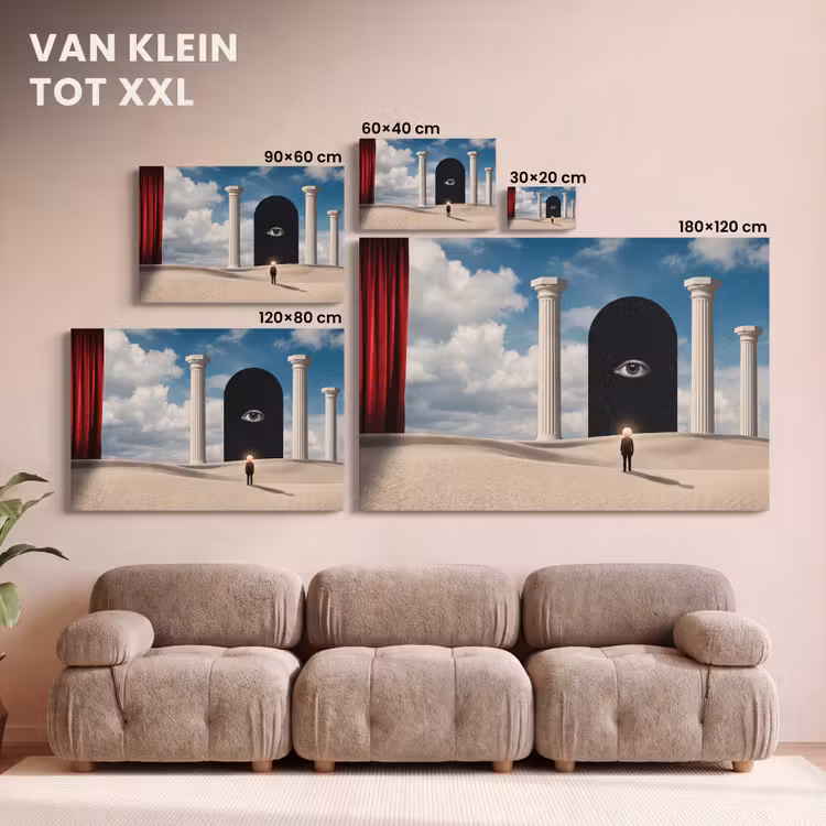 Canvas schilderij - Droom - Woestijn - Oog — 7