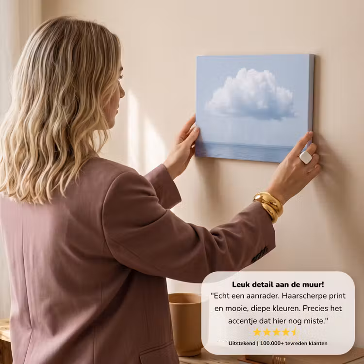 Canvas schilderij - Wolk - Regen - Natuur — 2