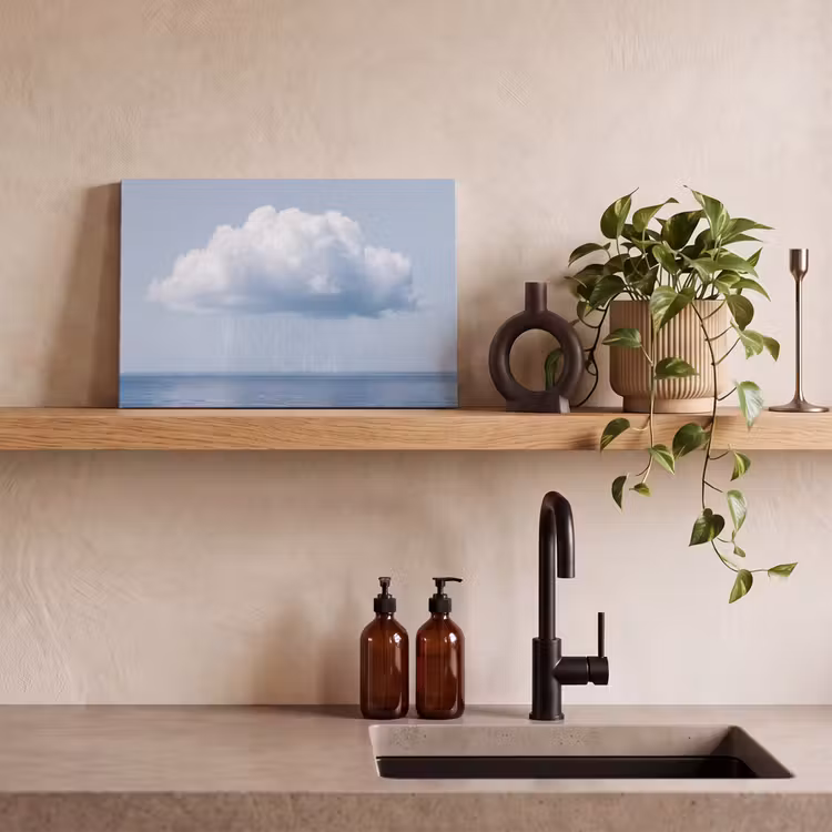 Canvas schilderij - Wolk - Regen - Natuur — 3