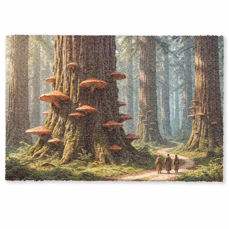 Deurmat - Bos - Bomen - Natuur — 1