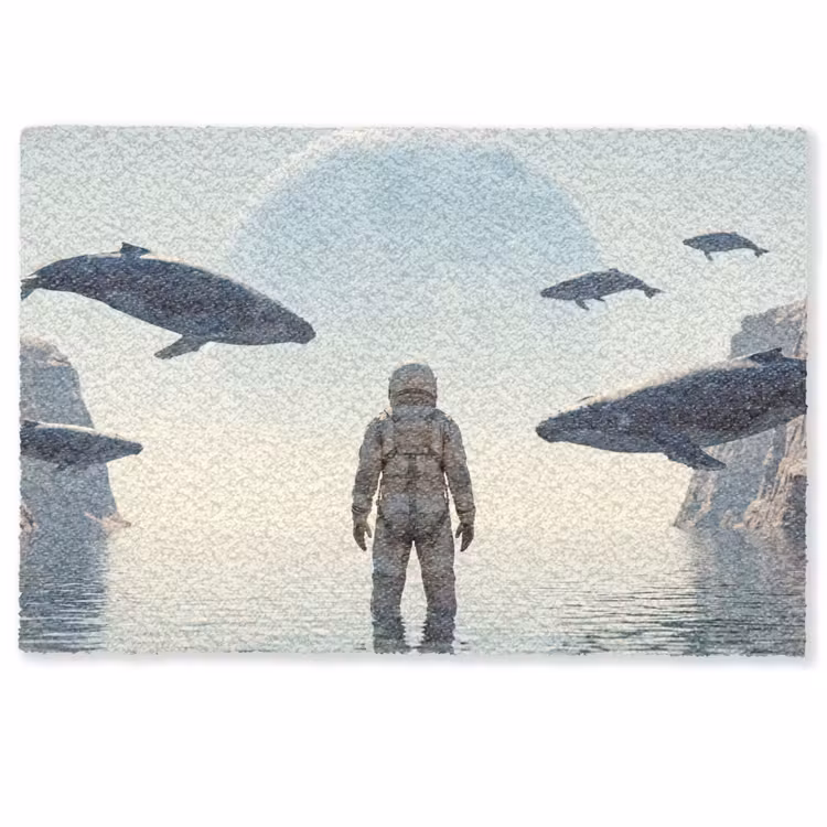 Deurmat - Ruimtevaarder - Walvis - Fantasie — 1