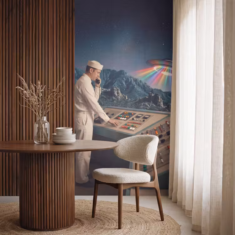Behang - Man - Controlekamer - Strand — 4