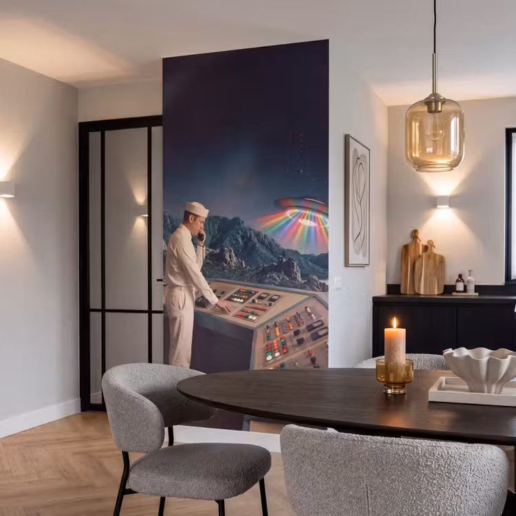 Behang - Man - Controlekamer - Strand — 5