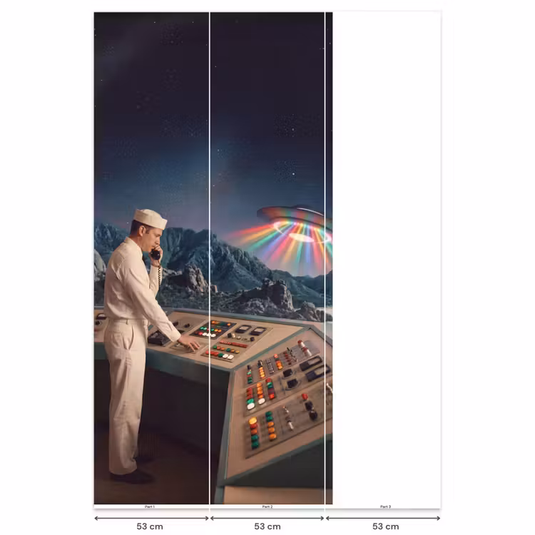Behang - Man - Controlekamer - Strand — 6