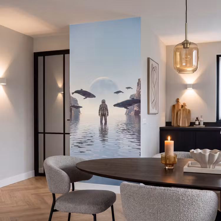 Behang - Ruimtevaarder - Walvis - Fantasie — 5