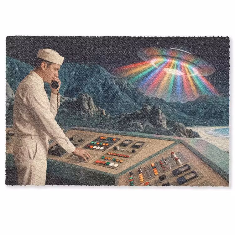 Deurmat - Man - Controlekamer - Strand — 1