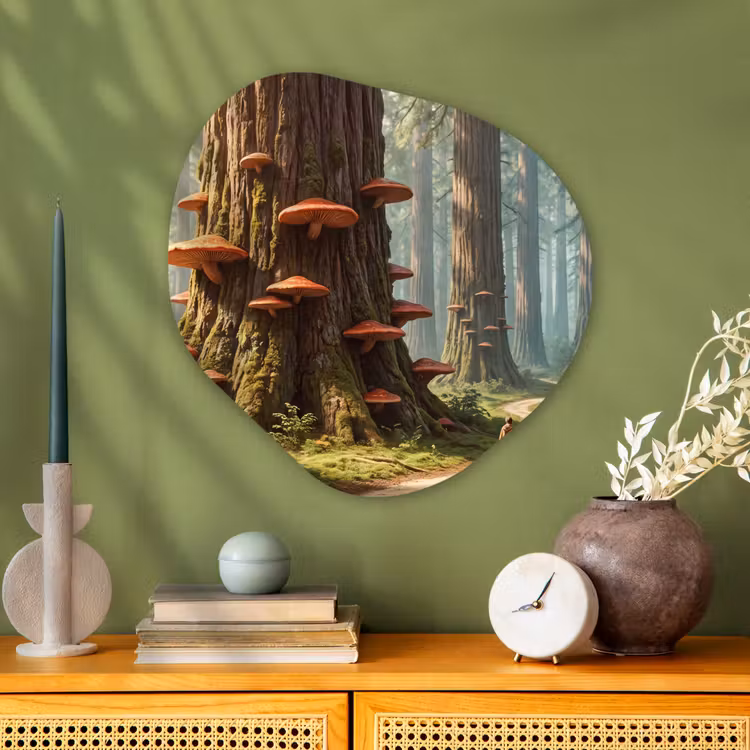 Organisch schilderij - Glas - Bos - Bomen - Natuur — 2