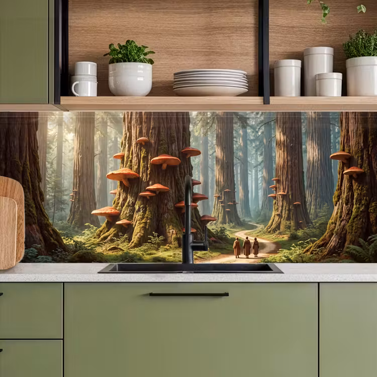 Keuken achterwand - Bos - Bomen - Natuur — 5