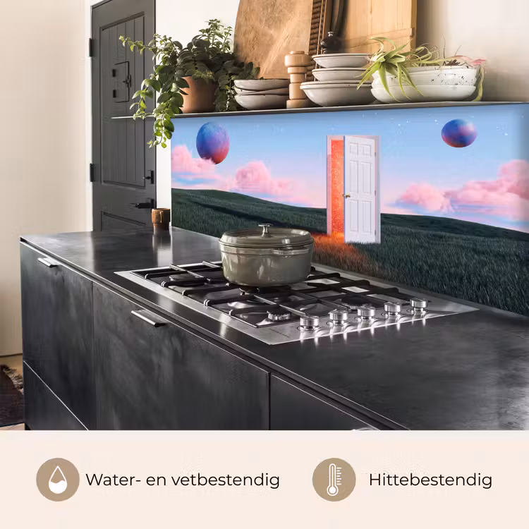Keuken achterwand - Deur - Fantasie - Ruimte — 3