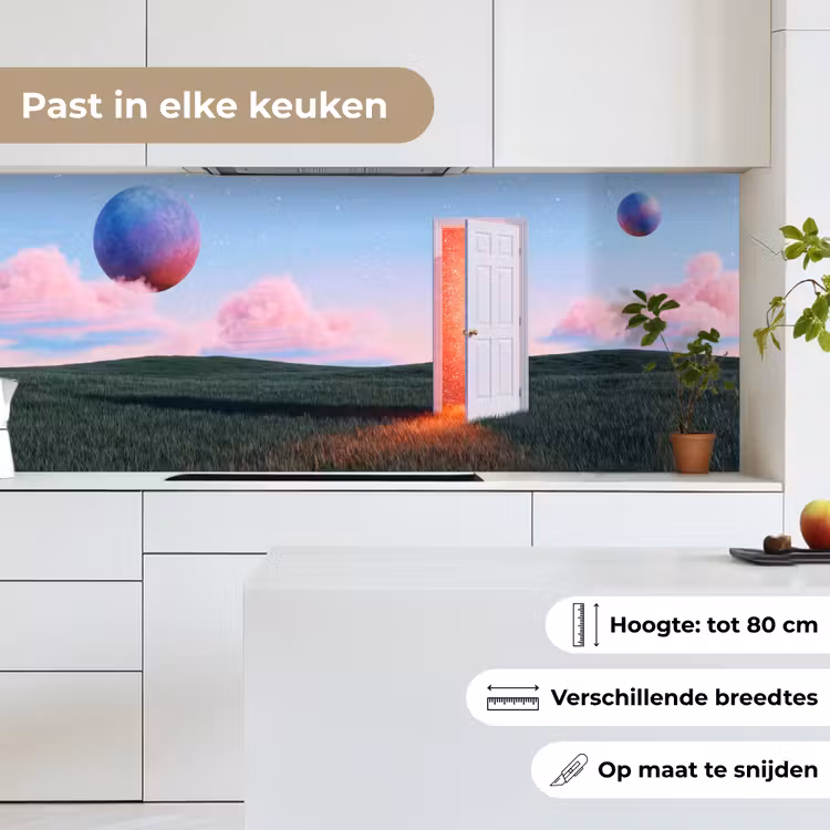 Keuken achterwand - Deur - Fantasie - Ruimte — 4