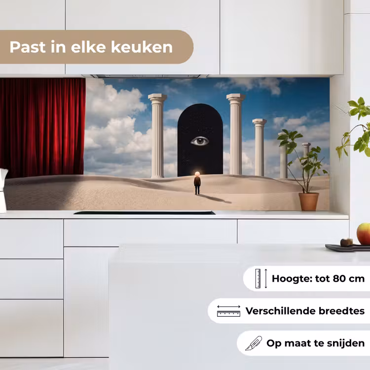 Keuken achterwand - Droom - Woestijn - Oog — 4