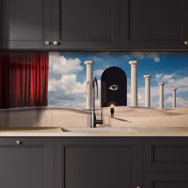 Keuken achterwand - Droom - Woestijn - Oog — 6