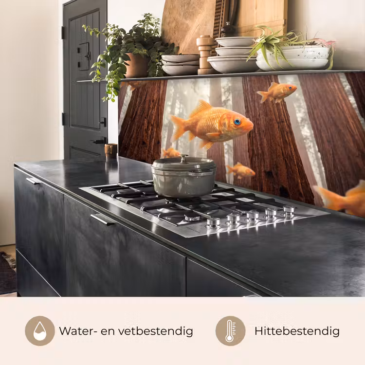 Keuken achterwand - Vis - Bos - Fantasie — 3