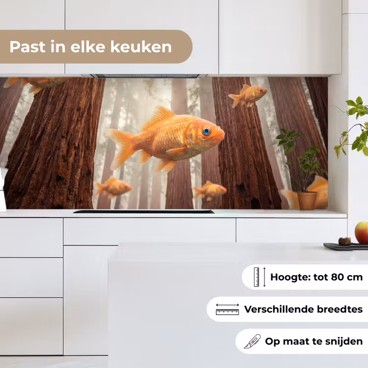 Keuken achterwand - Vis - Bos - Fantasie — 4