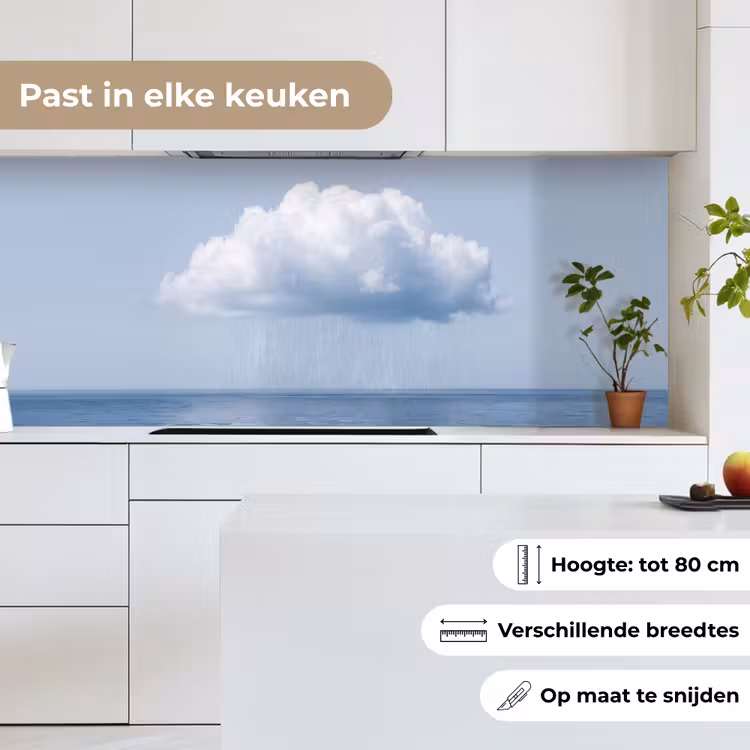 Keuken achterwand - Wolk - Regen - Natuur — 4