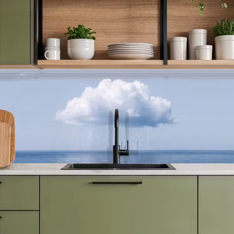 Keuken achterwand - Wolk - Regen - Natuur — 5