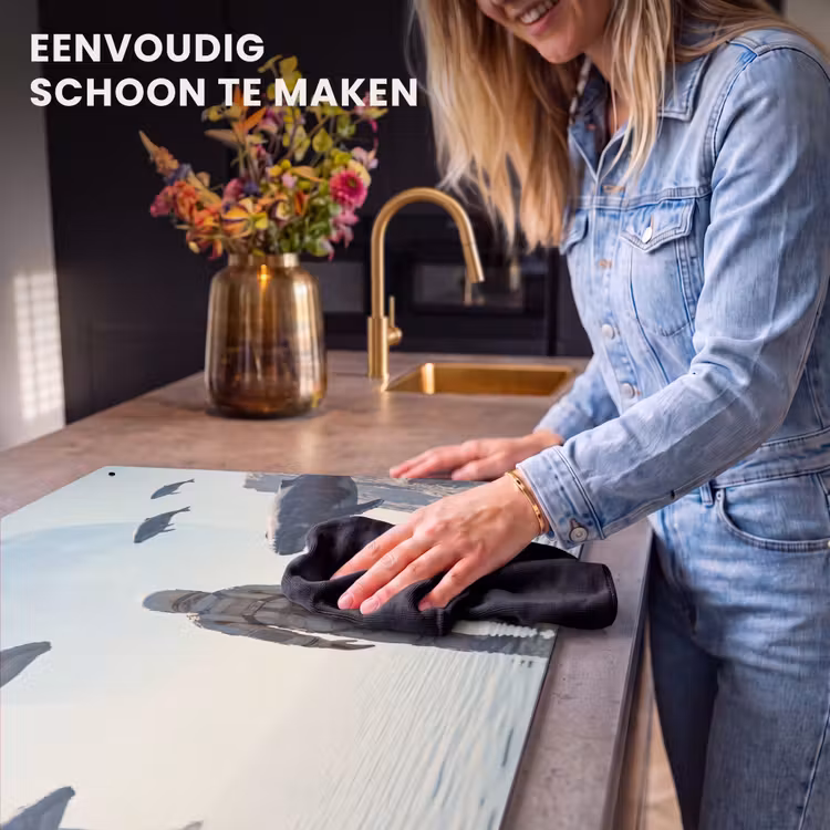Inductie beschermer en spatscherm (2in1) - Ruimtevaarder - Walvis - Fantasie — 5