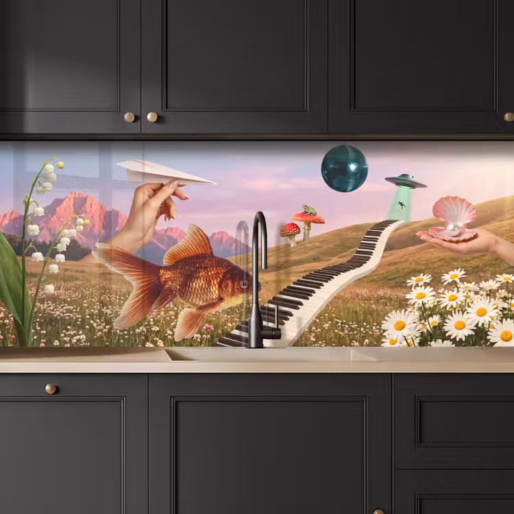 Keuken achterwand - Vis - Natuur - Abstract — 6