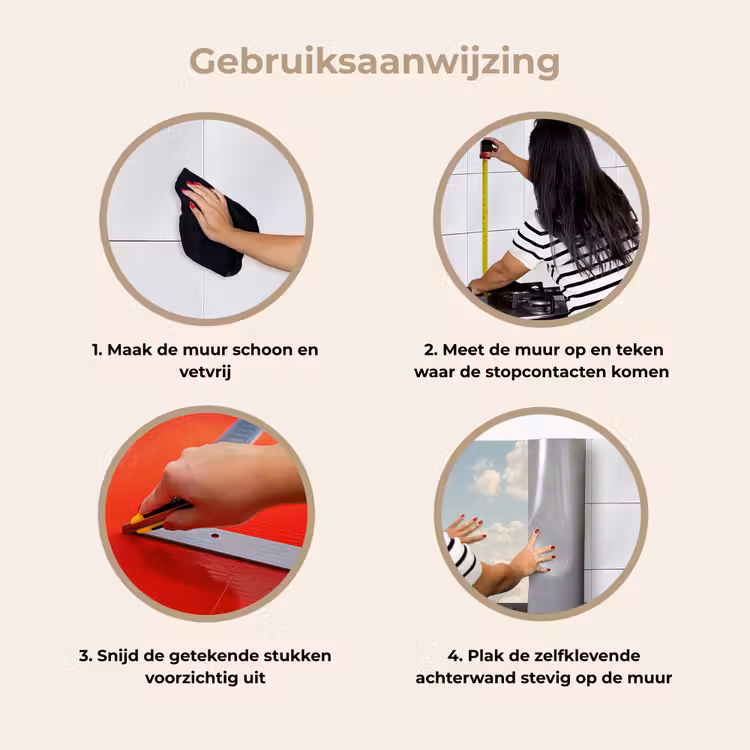 Keuken achterwand - Vrouwen - Duikhouding - Wolken — 7