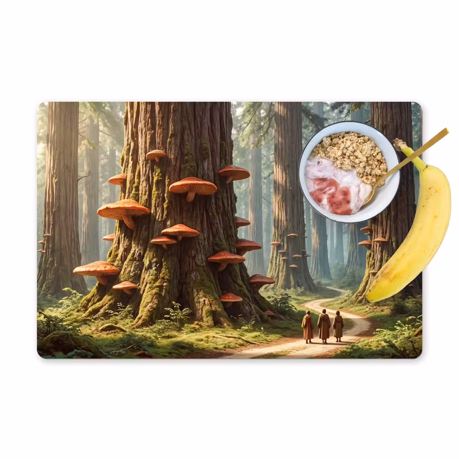 Placemat - 6 stuks - Bos - Bomen - Natuur — 1