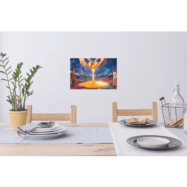 Muursticker - Handen - Ei - Surrealisme — 3