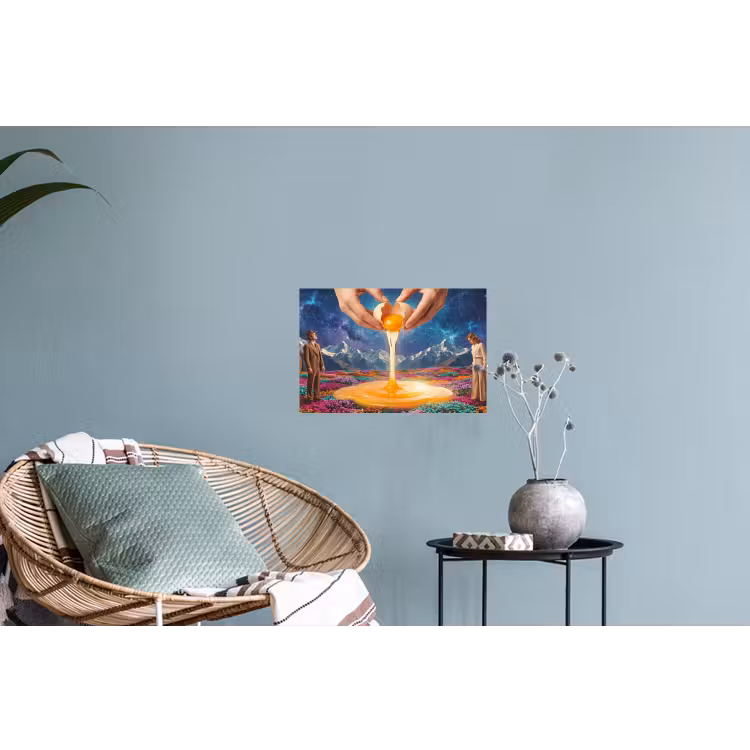 Muursticker - Handen - Ei - Surrealisme — 4