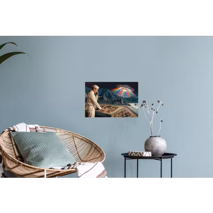 Muursticker - Man - Controlekamer - Strand — 4