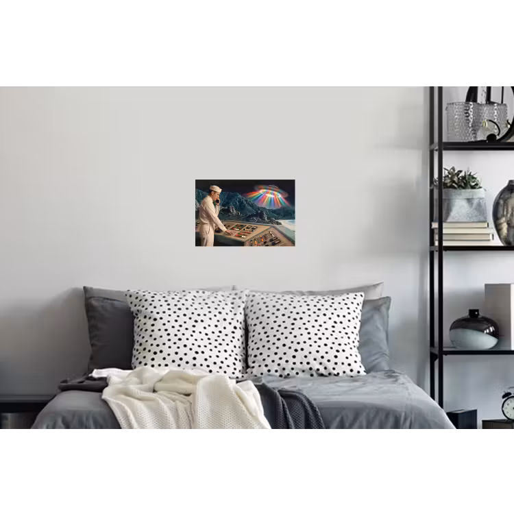 Muursticker - Man - Controlekamer - Strand — 5