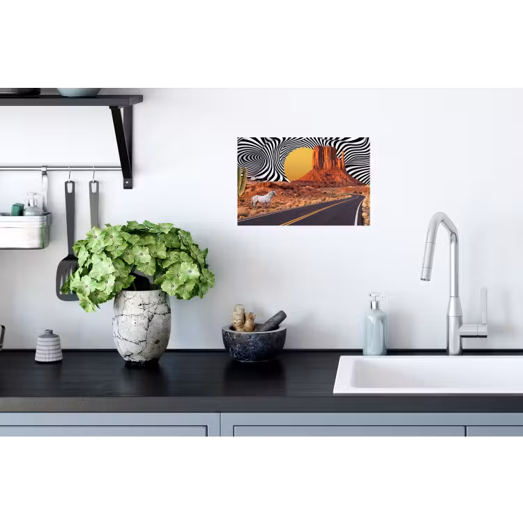 Muursticker - Paard - Woestijn - Natuur — 2