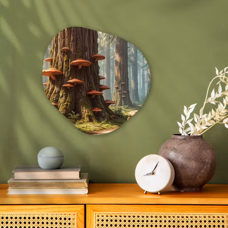 Organisch schilderij - Forex - Bos - Bomen - Natuur — 2