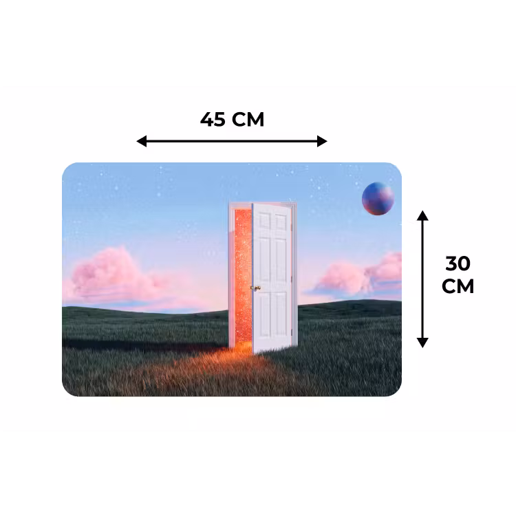 Placemat - 6 stuks - Deur - Fantasie - Ruimte — 3