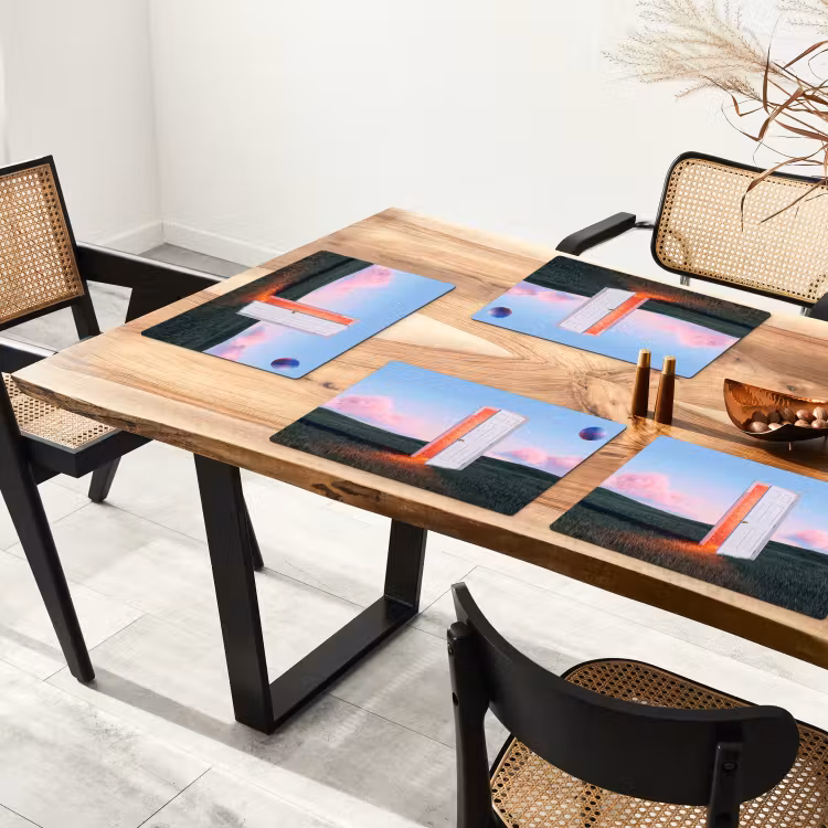 Placemat - 6 stuks - Deur - Fantasie - Ruimte — 5