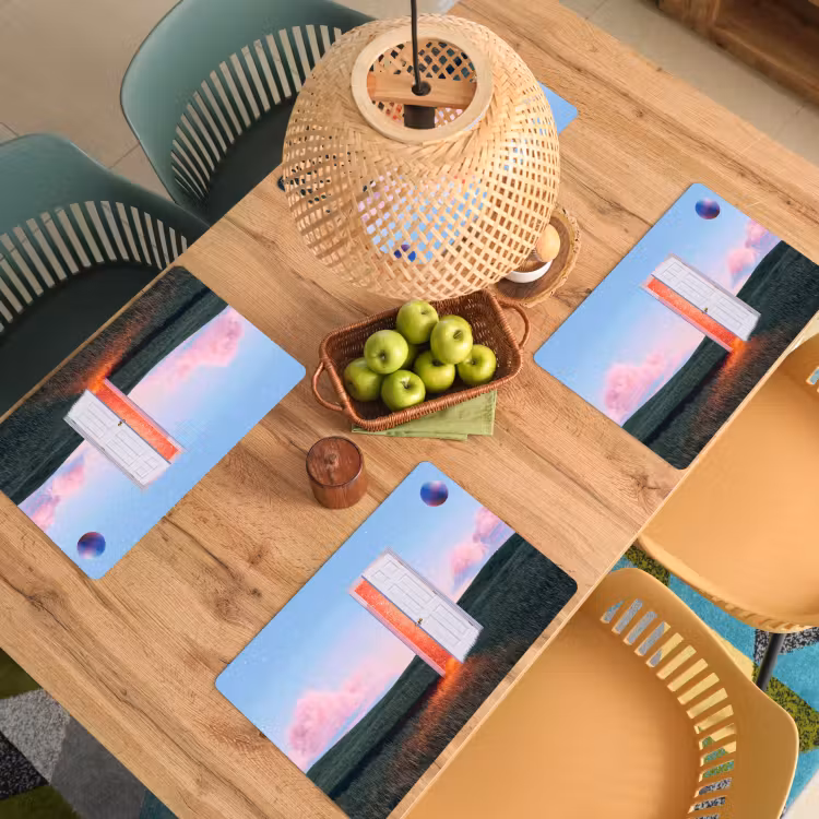 Placemat - 6 stuks - Deur - Fantasie - Ruimte — 6
