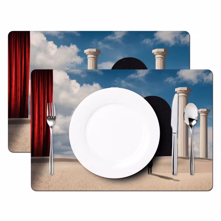 Placemat - 6 stuks - Droom - Woestijn - Oog — 2