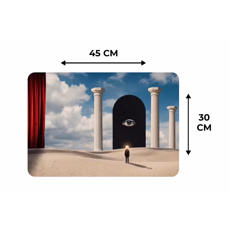 Placemat - 6 stuks - Droom - Woestijn - Oog — 3