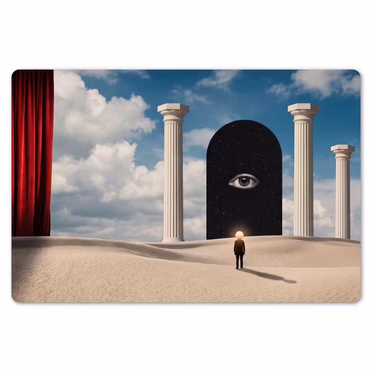 Placemat - 6 stuks - Droom - Woestijn - Oog — 7