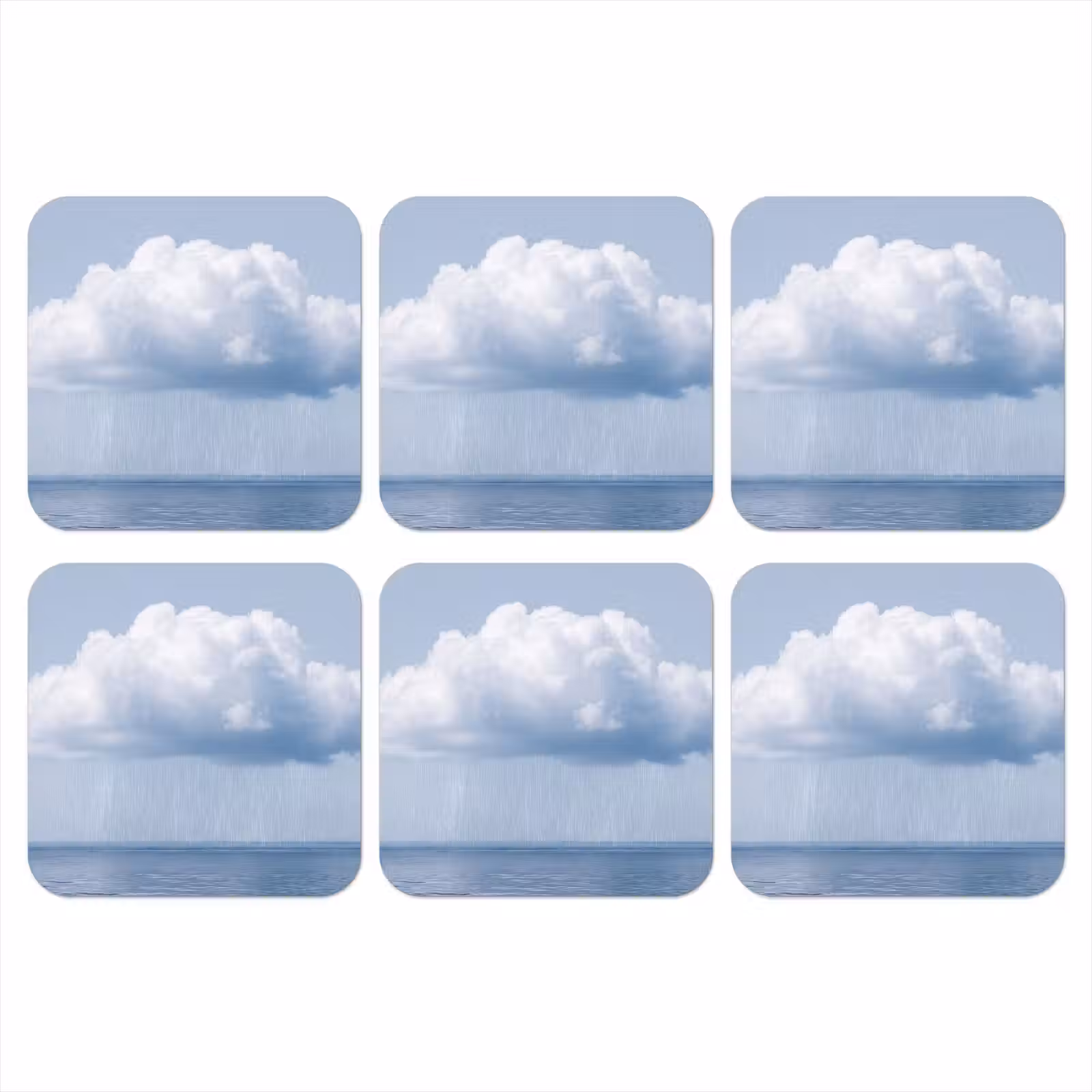 Onderzetter - Wolk - Regen - Natuur — 1